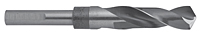 1/2" Shank 6" HSS Heavy Duty Black Oxide and Gold Finish Silver and Deming Drills