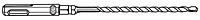 Hex-collared SDS Carbide-Tipped Drill Bits