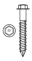 Hex Head with Oversized Washer (0.540" O.D.)