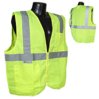 Radians SV2Z Economy Class 2 Vests with Zipper Closure