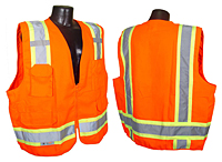 Radians SV62 CLASS 2 Surveyor Heavy Duty Solid Twill Material (SV62-2ZOT-M/L/XL/2X/3X/4X/5X)