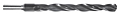 206U8 3/8" Shank Superba Heavy Duty HSS Black Oxide and Gold Finish Jobber Length Drills